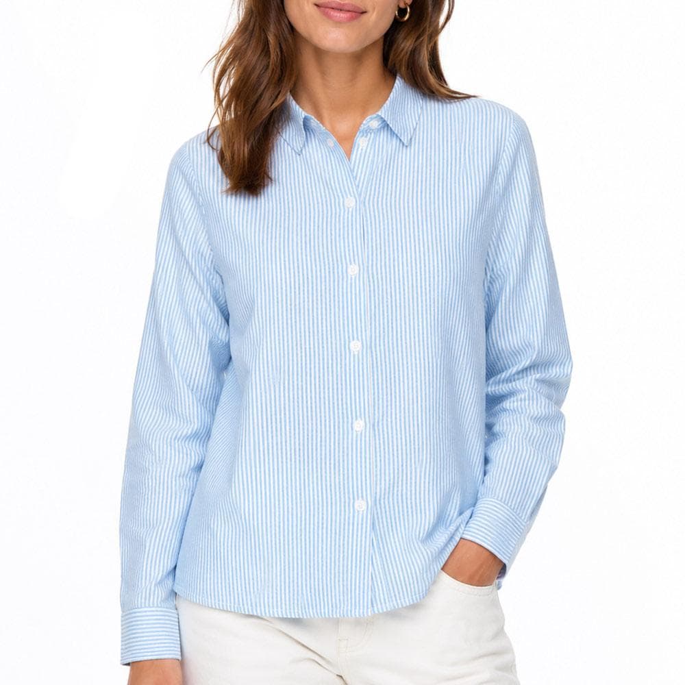 Chemise Bleu/Blanche à Rayures Femme Vero Moda Ani Oxford 1