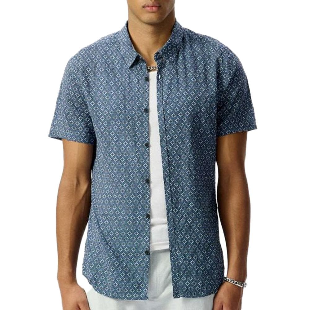 Chemise Marine à Motifs Homme Teddy Smith Dixon 1