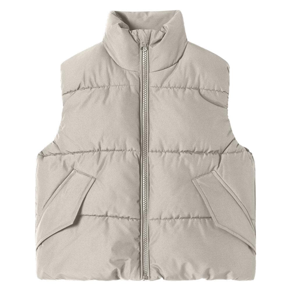 Doudoune Sans Manches Beige Fille Name it Mole 1