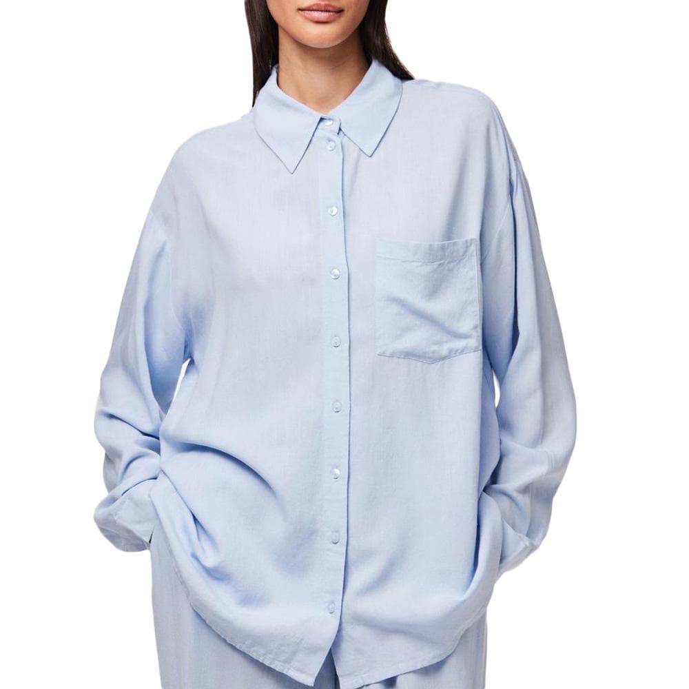 Chemise Bleu Clair Femme Pieces Pia 1