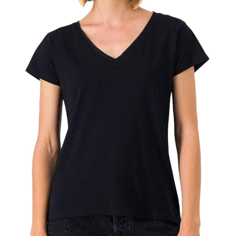 T-shirt Noir Femme Teddy Smith Mia 1