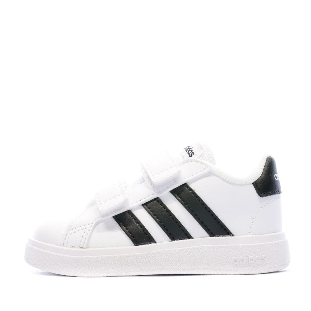 Baskets Blanc/Noir Bébé/Garçon Adidas Grand Court 2.0 1