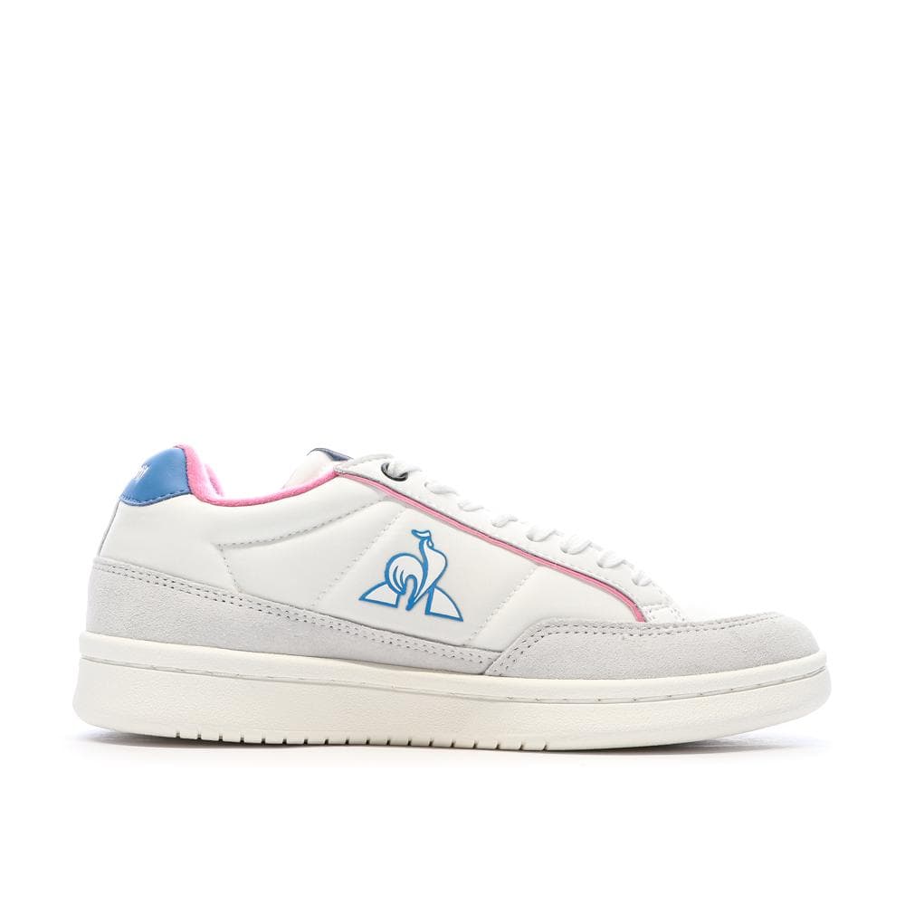 Baskets Blanches/Roses/Bleu Femme Le Coq Sportif Noah 2