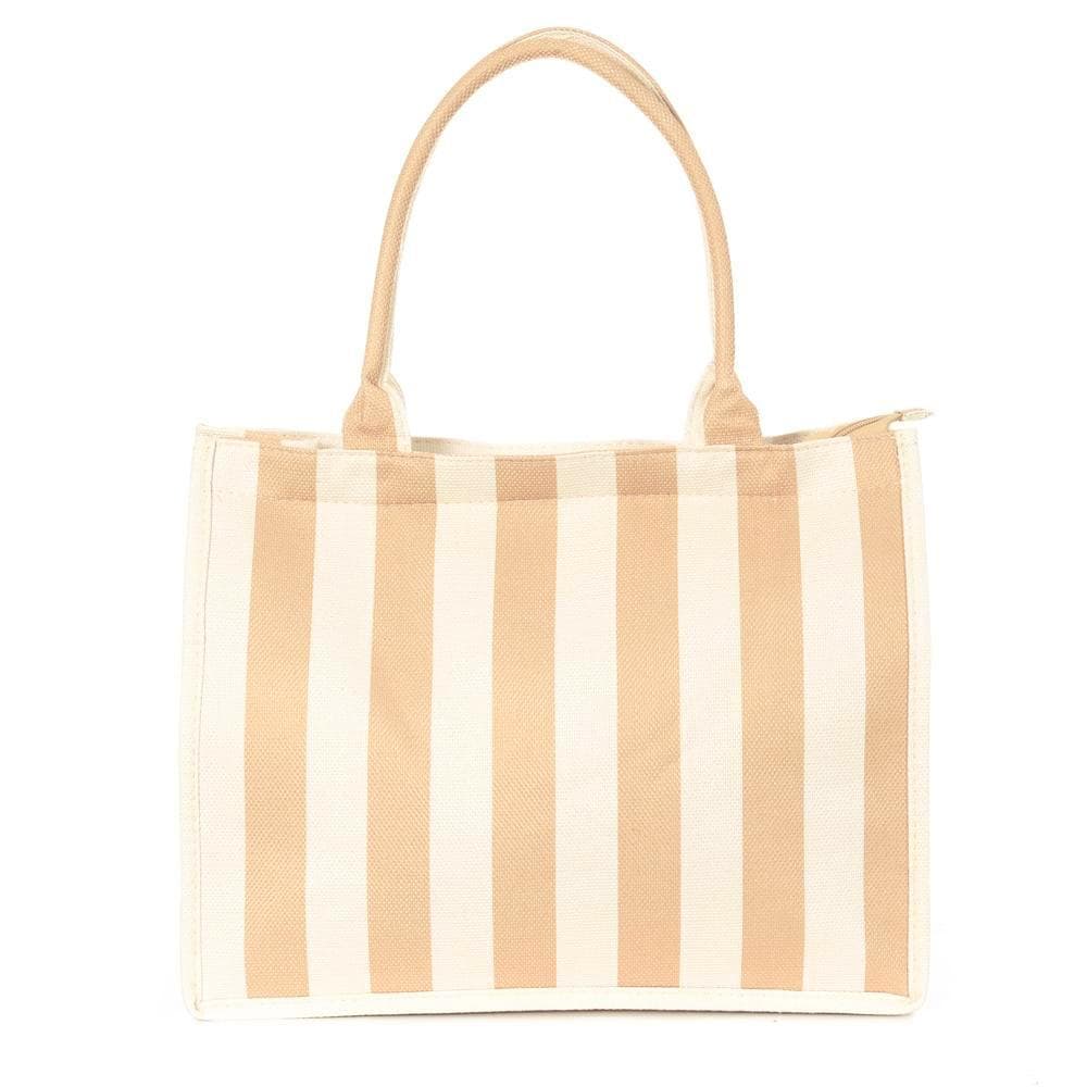 Sac de Plage Taupe/Blanc Gérard Pasquier Amour 2
