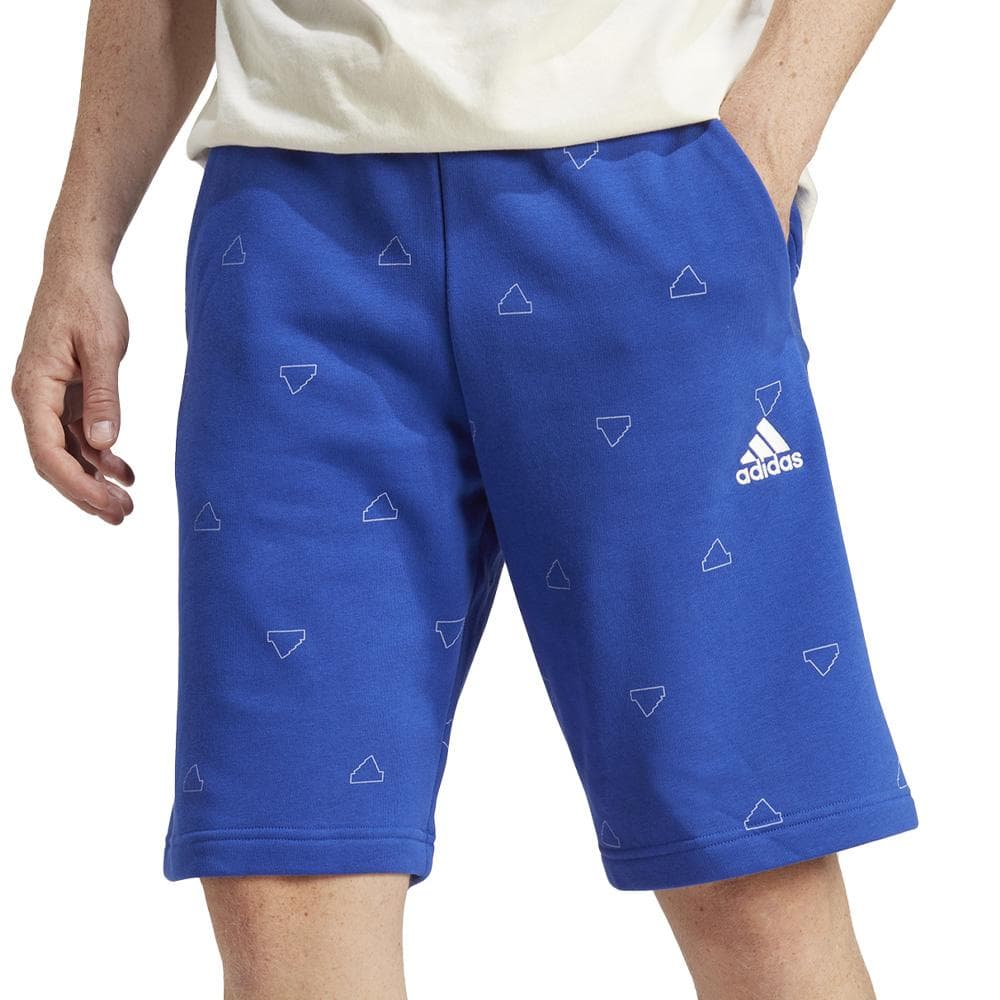 Short Bleu Homme Adidas Monogramme 1