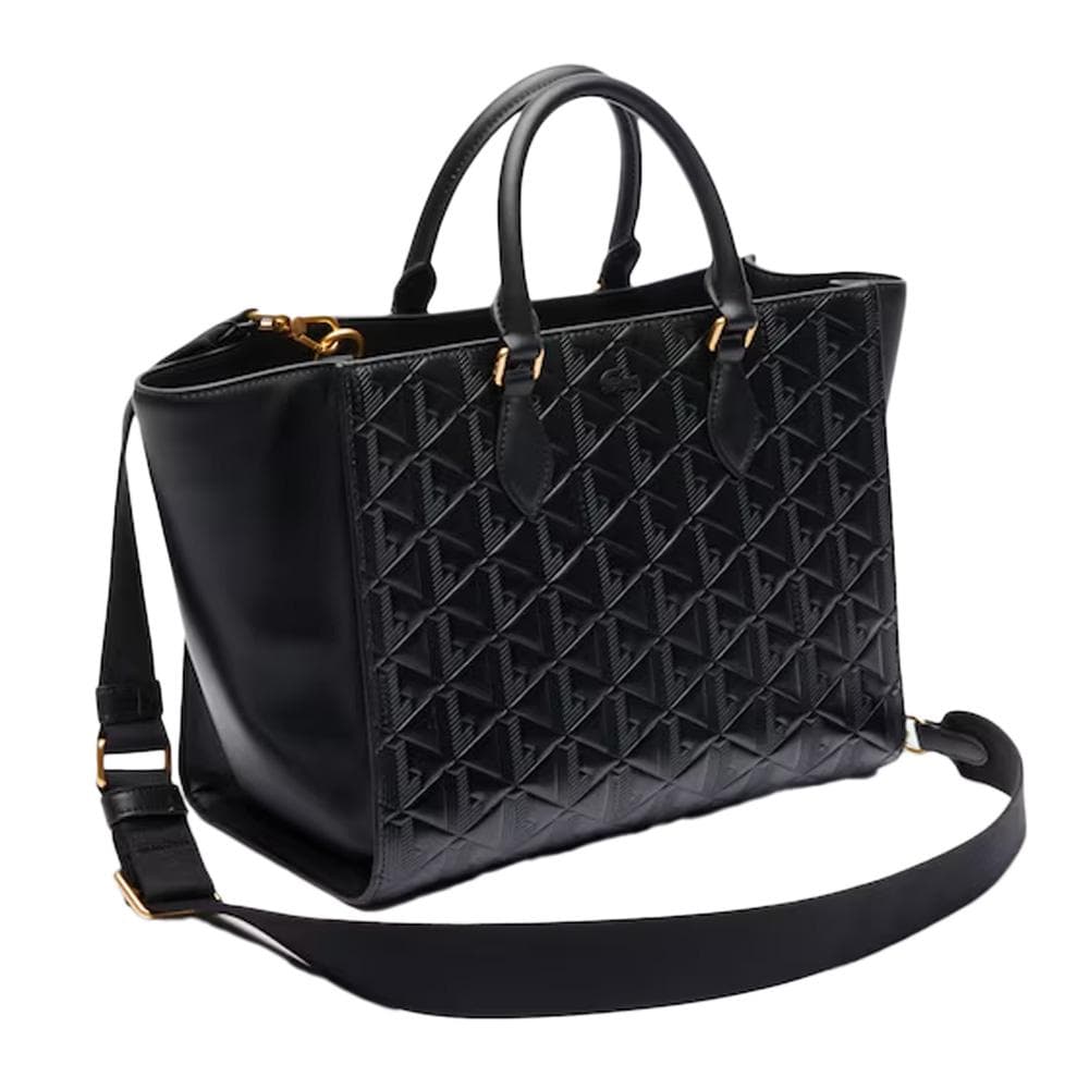 Sac à main Noir Femme Lacoste Lage Maheki Monogram 2