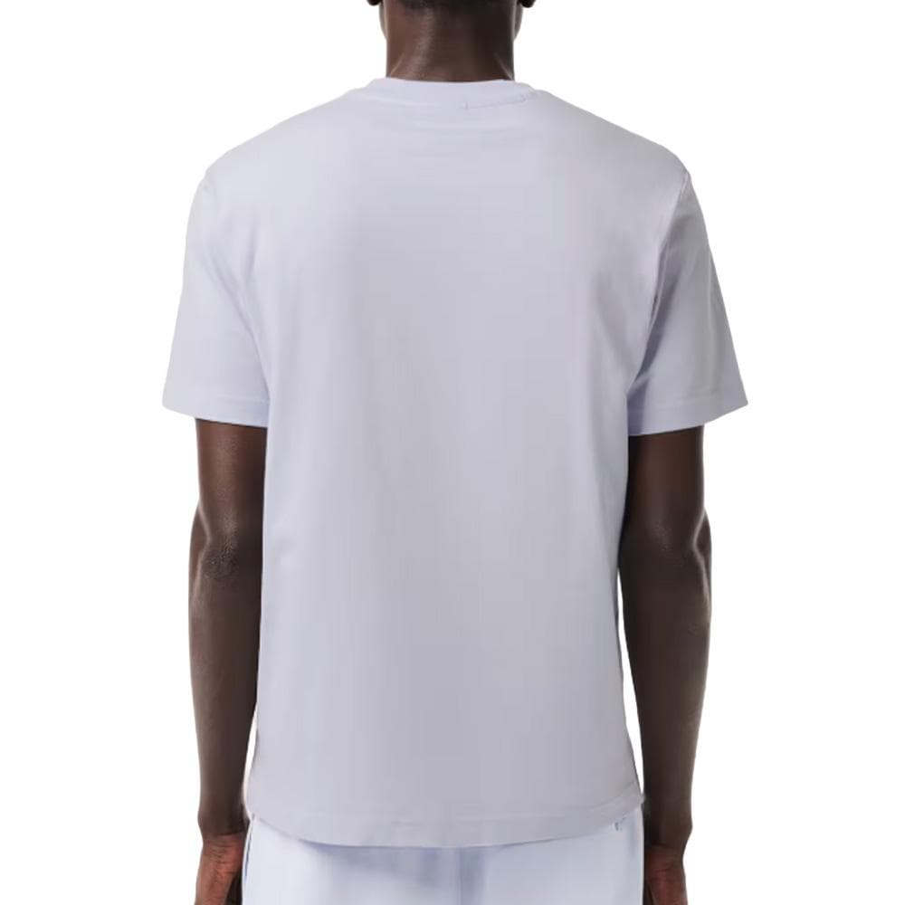 T-shirt Bleu Clair Homme Lacoste TH7318 2