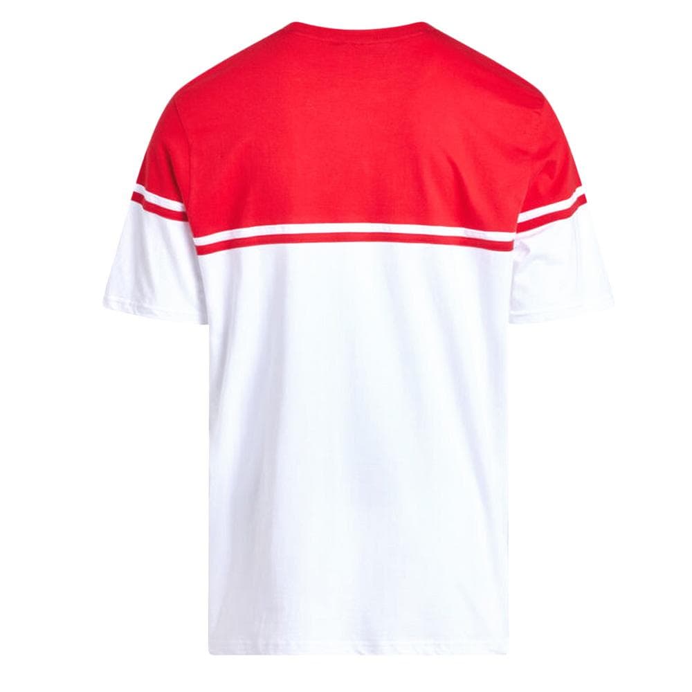 T-shirt Blanc/Rouge Homme Fila Print 2