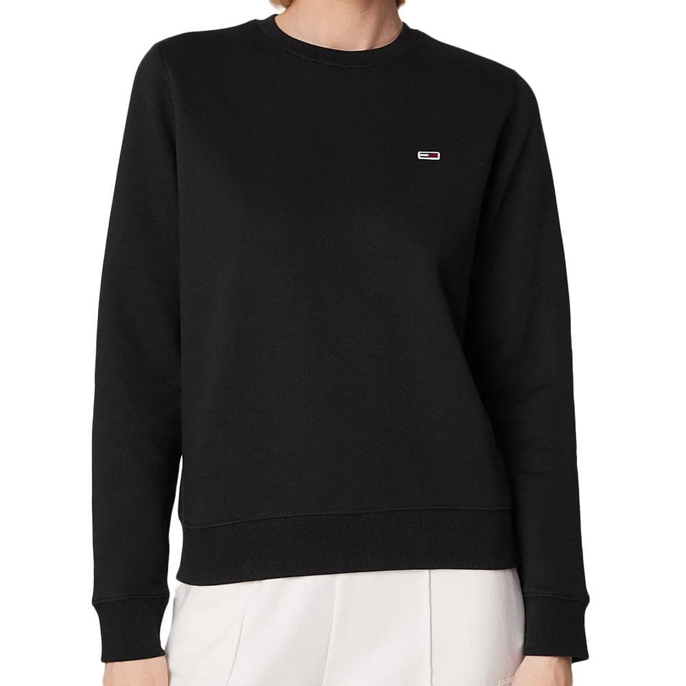 Sweat Noir Femme Tommy HilfigerRegular Fleece 1