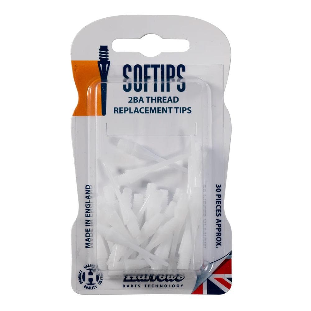 Pointes Plastiques Blanches Harrows Softips 2BA 1