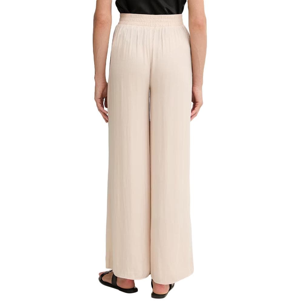 Pantalon fluide/toile Beige Morgan PWENDA 2