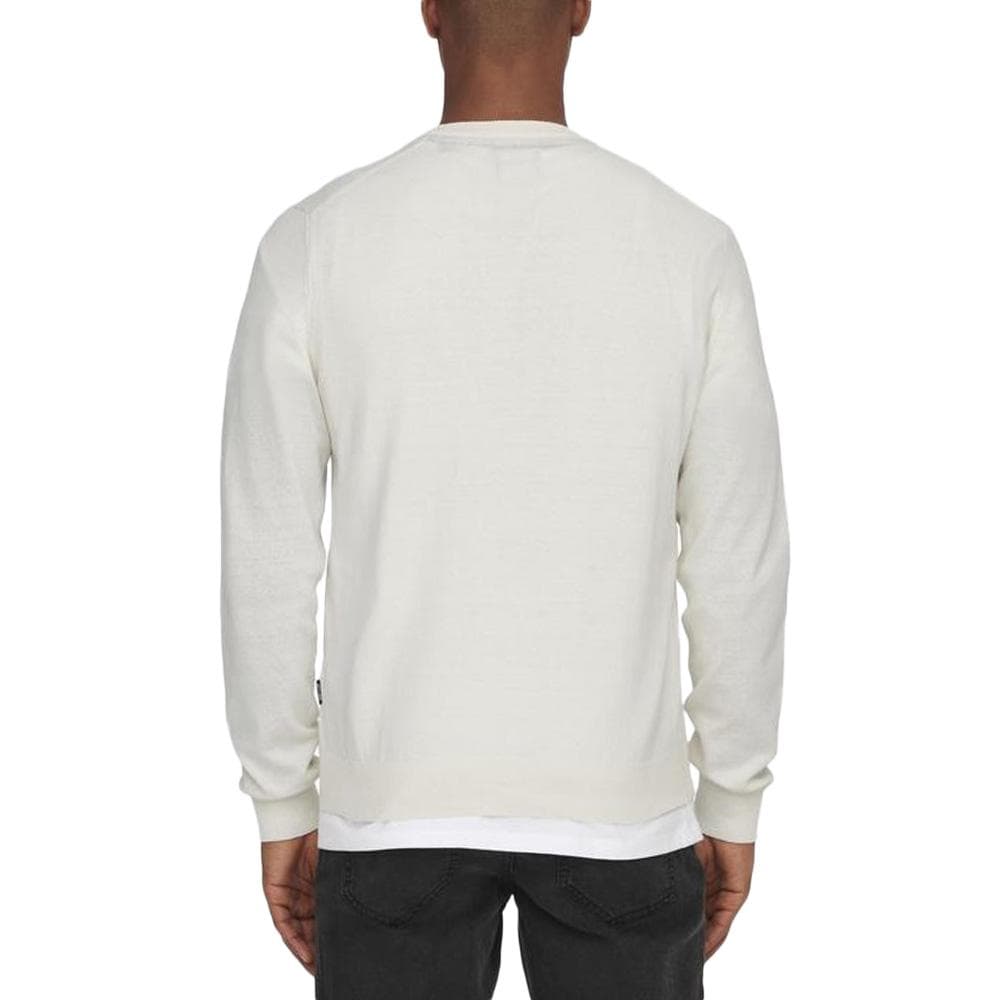 Pull Beige Homme Only & Sons Knit 2