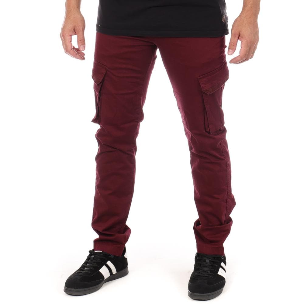 Pantalon Rouge Bordeaux Homme Paname Brothers Live 1
