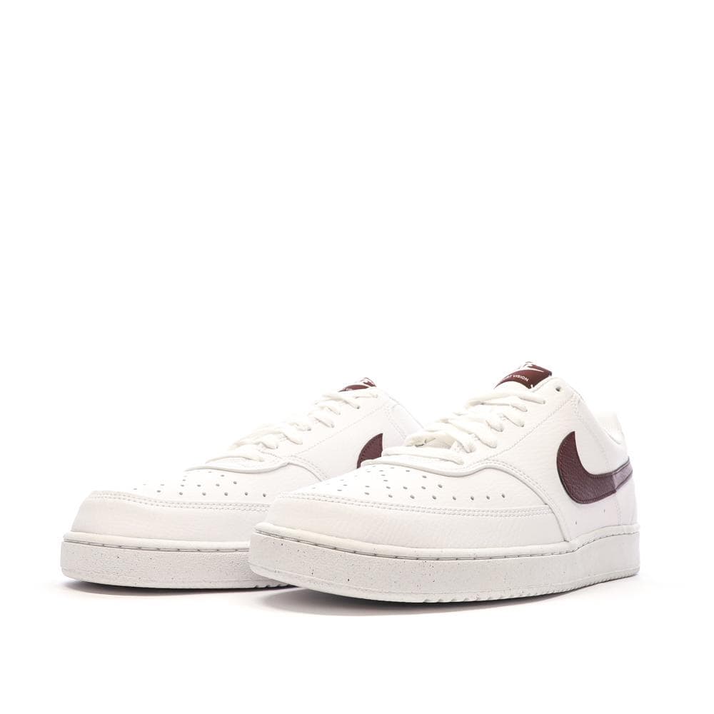 Baskets Blanc/Bordeaux Homme Nike Court Vision Low 6