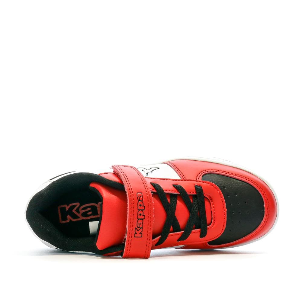Baskets Noir/Rouge Garçon KAPPA Malone 4