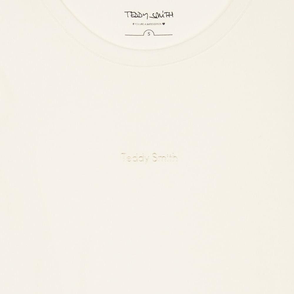 T-shirt Écru Fille Teddy Smith Ribelle 2