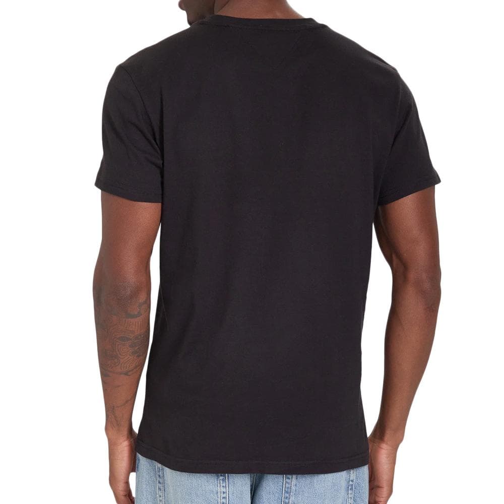 T-shirt Noir Homme Tommy Hilfiger Flag DM0DM21977 2