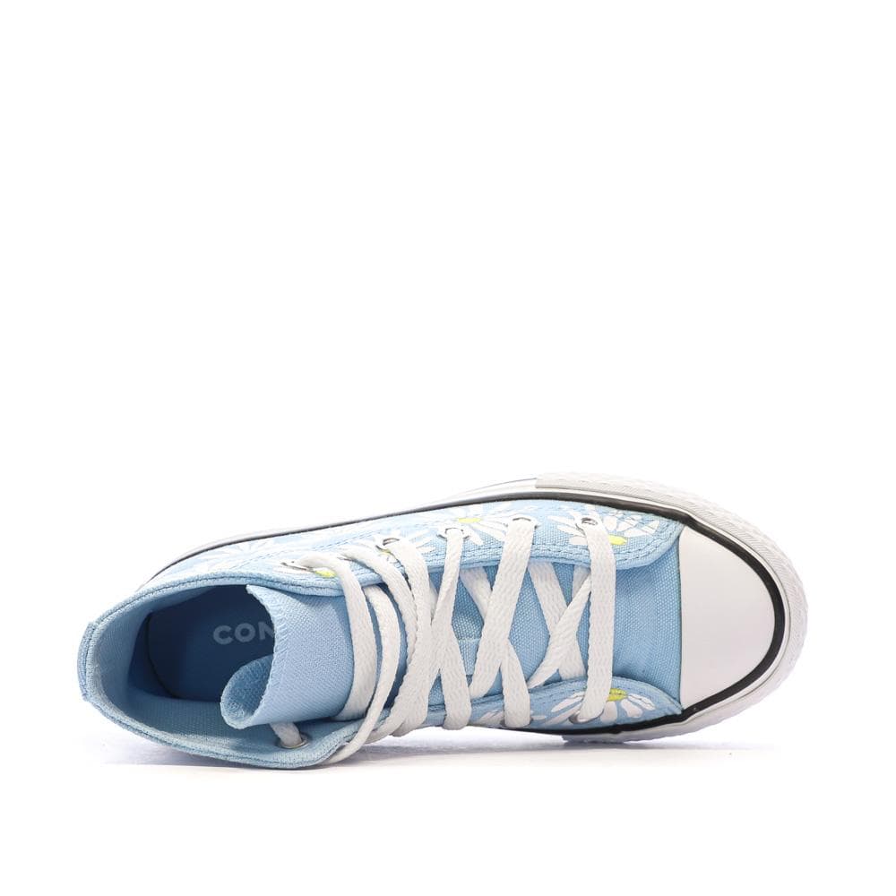 Baskets Bleu Fille Converse Floral 4