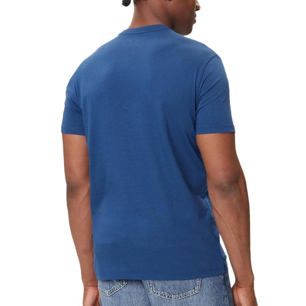 T-Shirt Bleu Homme Calvin Klein Jeans Center LV04RC857G 2