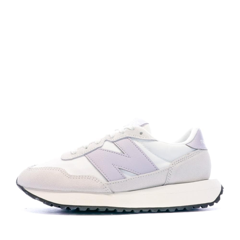 WS237 Baskets Blanche/Violet Femme New Balance 1