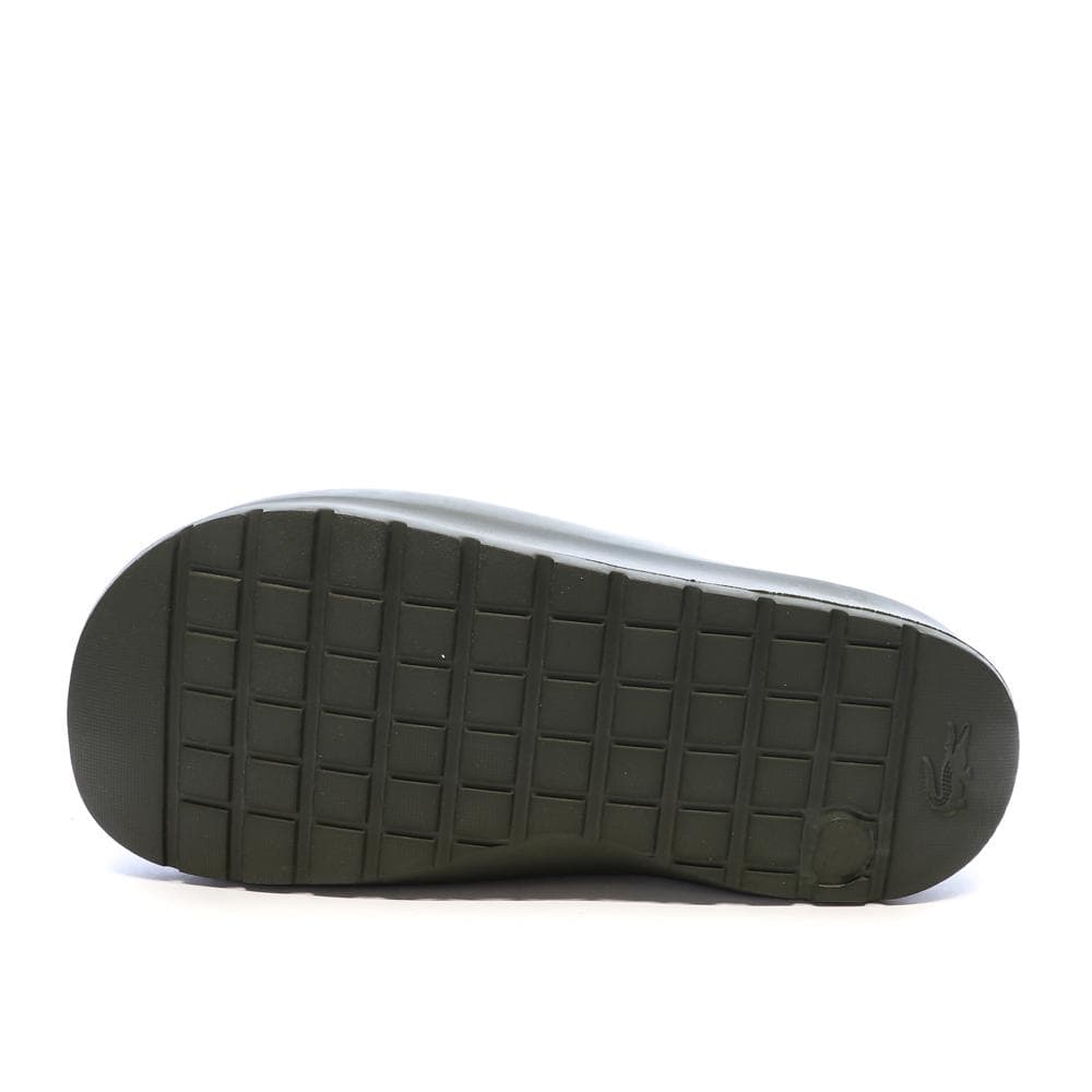 Claquettes Kaki Lacoste Serve Slide 2.0 2
