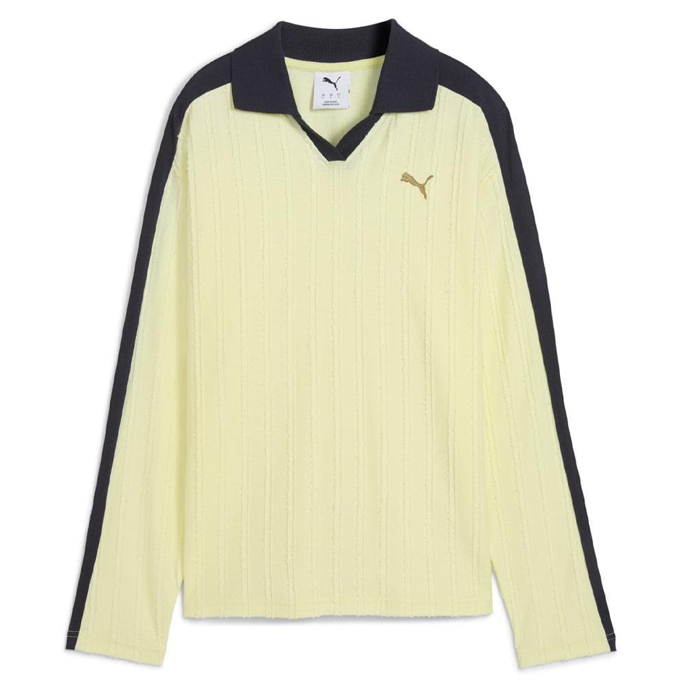 Polo Jaune/Noir Homme Puma T7 Relaxed 1