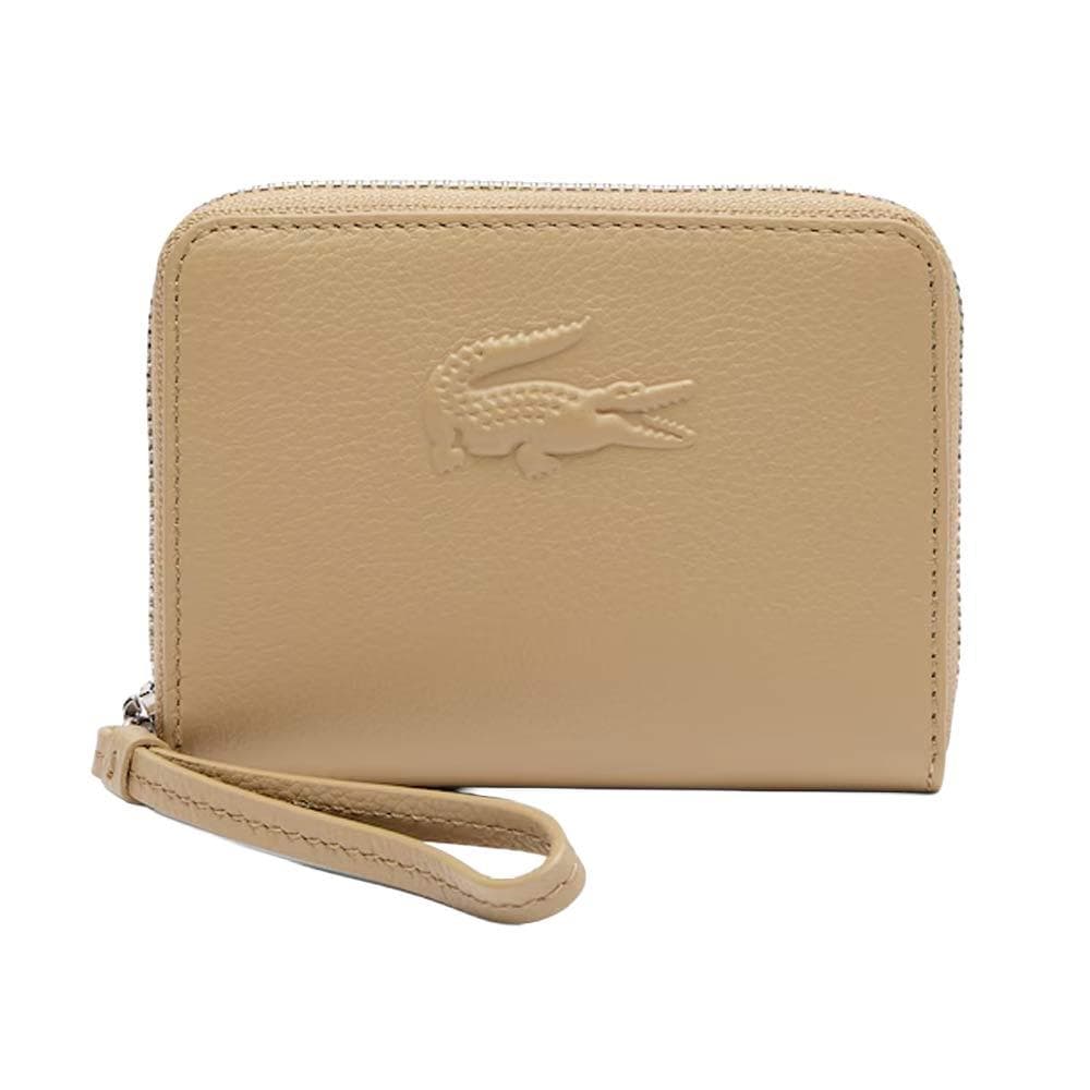 Portefeuille Beige Femme Lacoste Leather 1