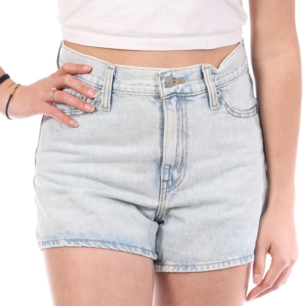 Short Bleu Clair Femme Levi's 80s Mom 1