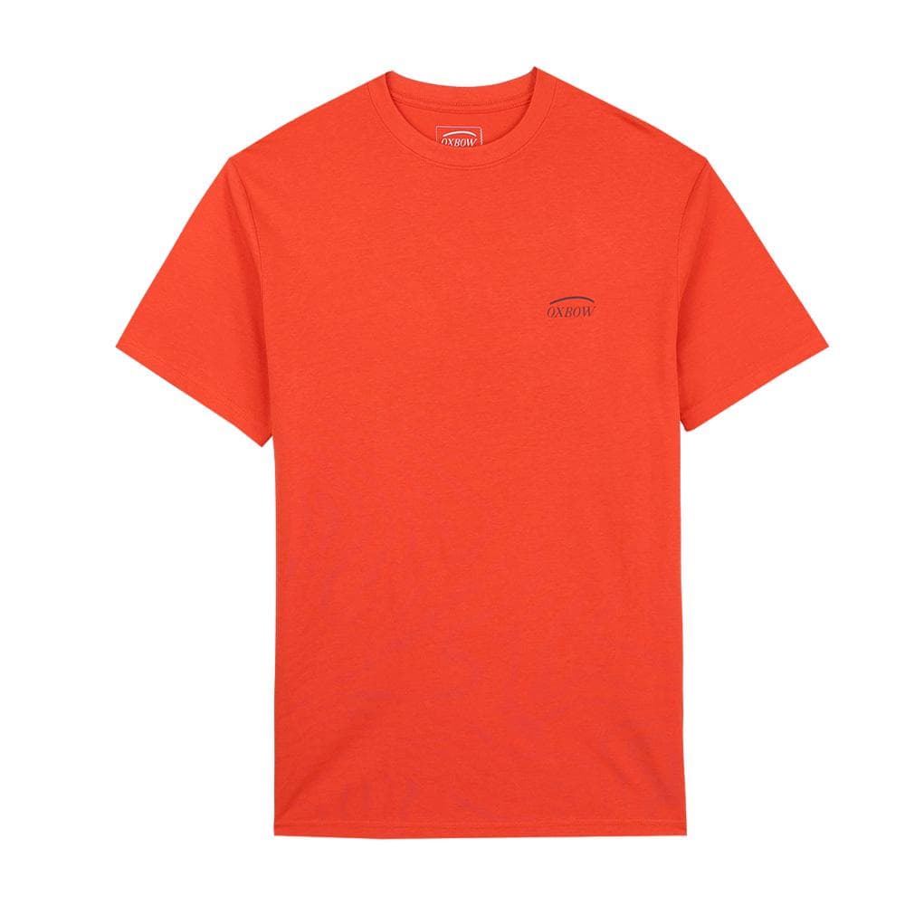 T-Shirt Rouge Homme Oxbow Fuzzy 1