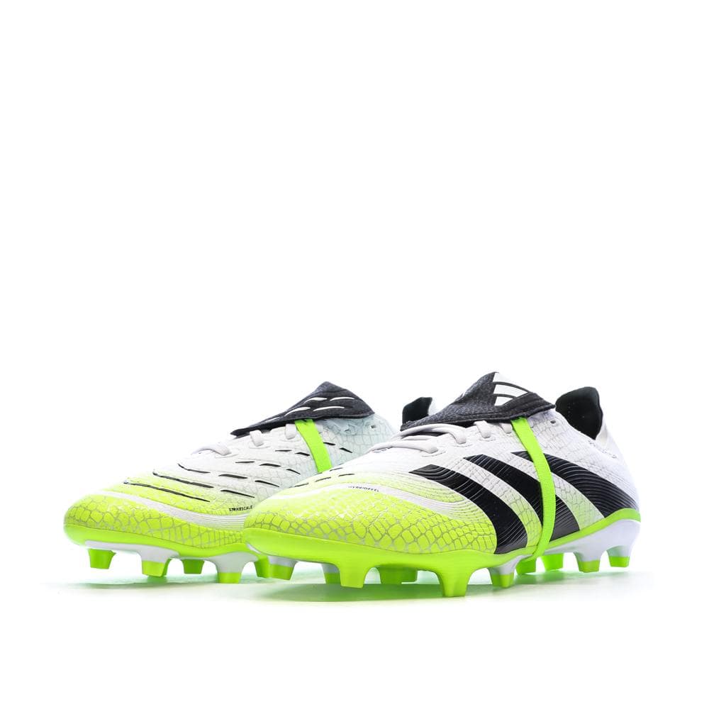 Chaussures de Foot Blanc/Jaune Adidas Predator League FT FG/MG 6