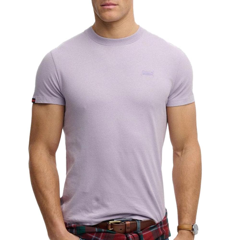 T-shirt Mauve Homme Superdry Vintage LogoR6Ts 1