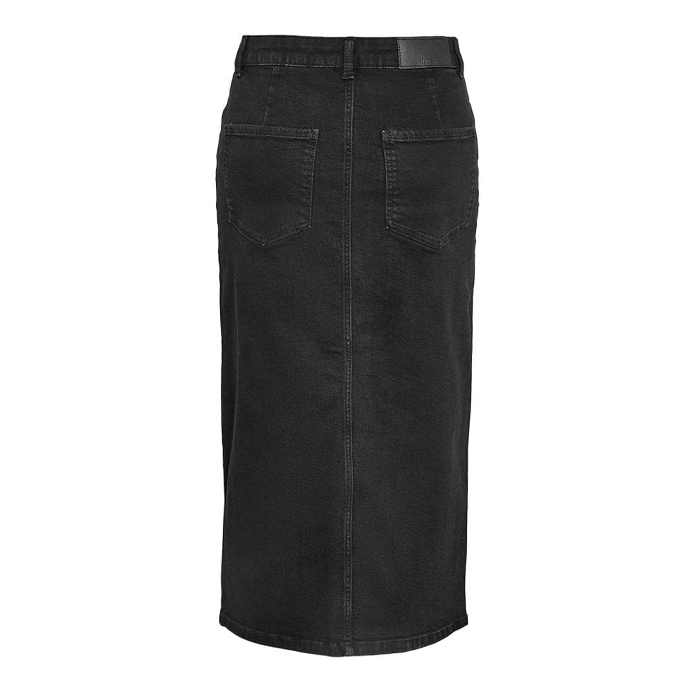 Jupe en Jean Noir Femme Noisy May Kath Slit Midi 2