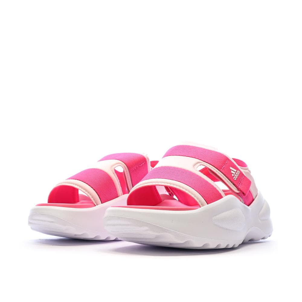 Sandales Roses/Blanches Fille Adidas Mehana 6