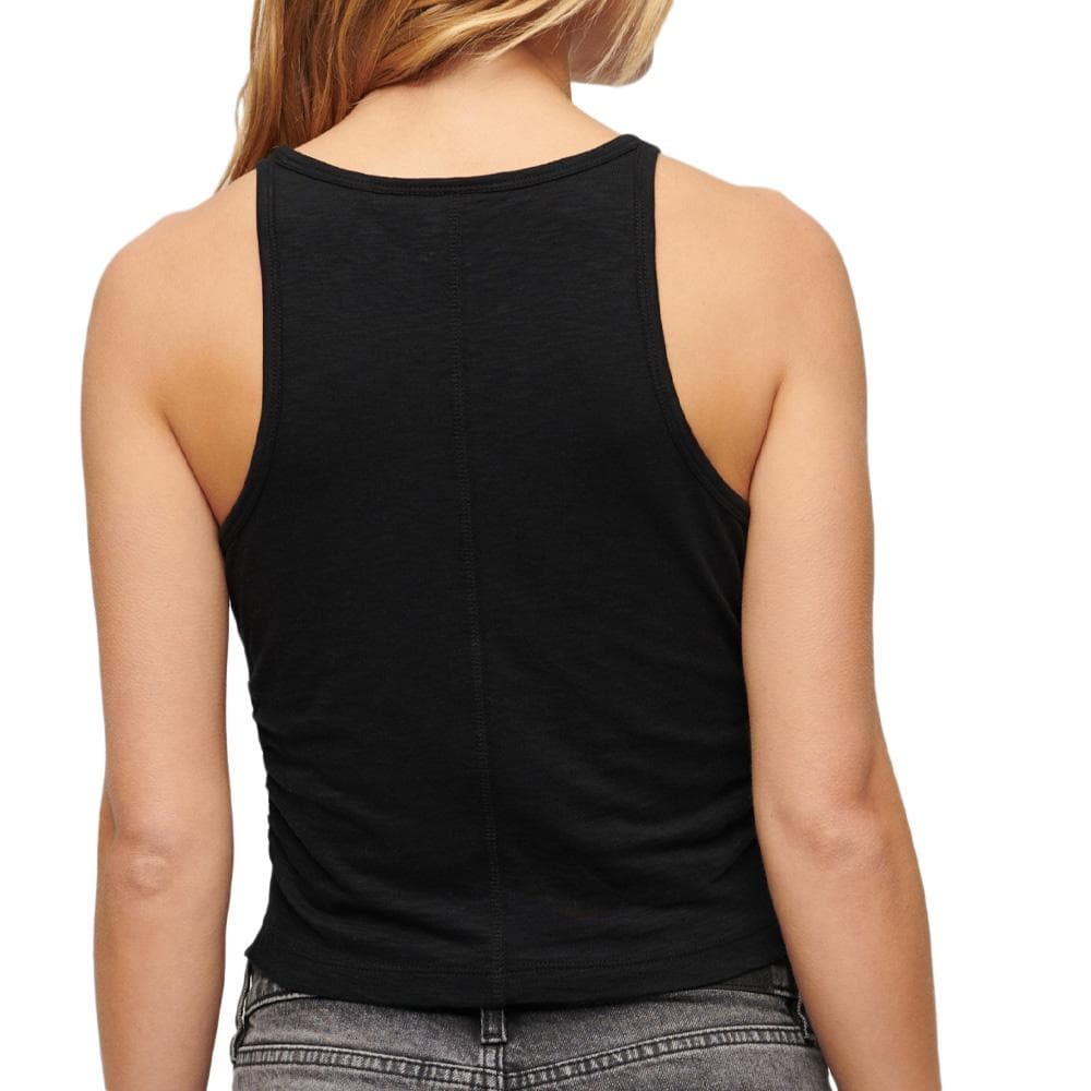 Débardeur Noir Femme Superdry Superdry Ruched 2