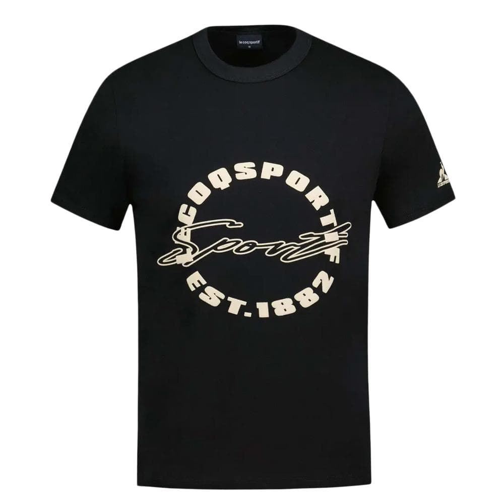 T-Shirt Noir Homme Le Coq Sportif Contemporain N°1 1