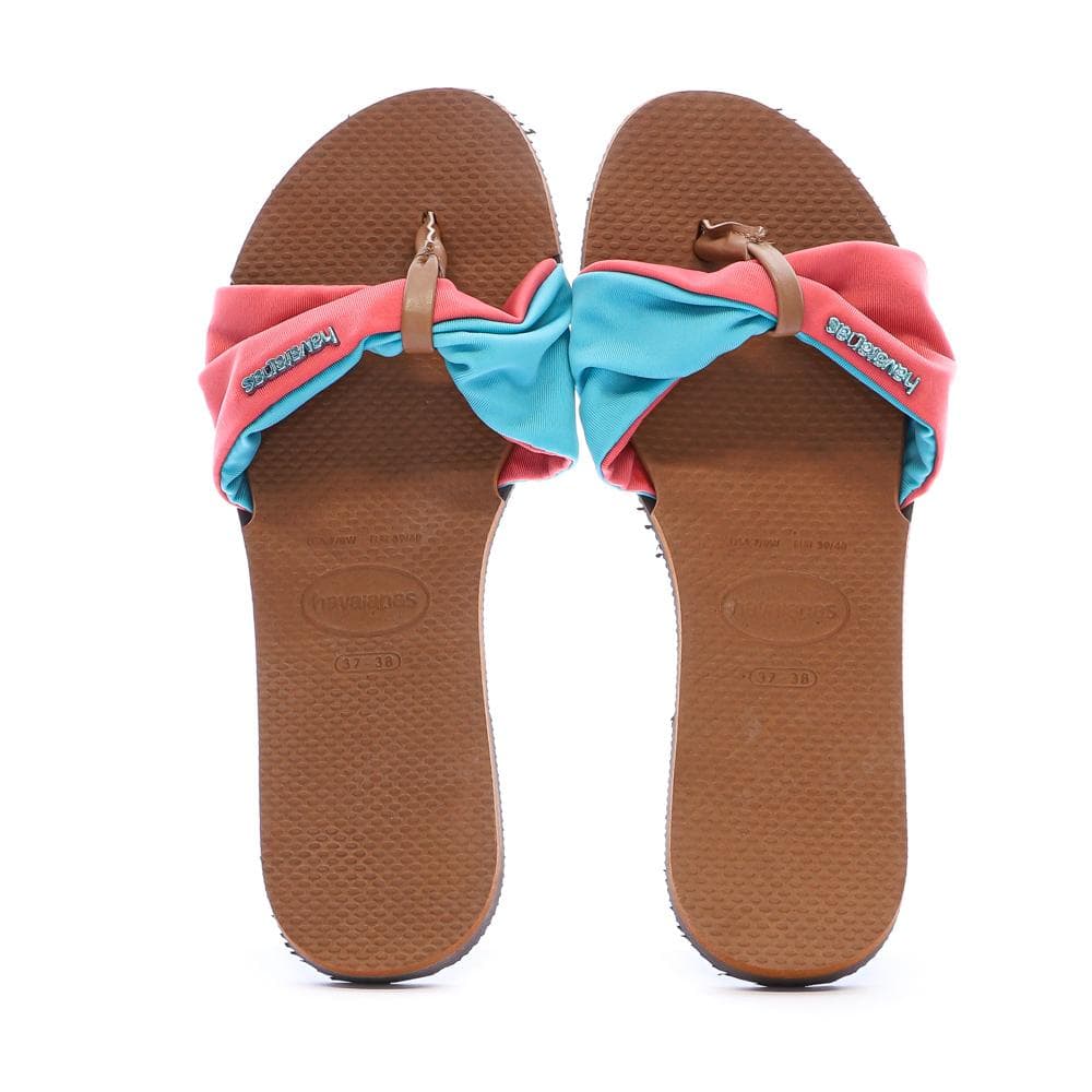Claquettes Roses/Marron Femme Havaianas Saint Tropez 3