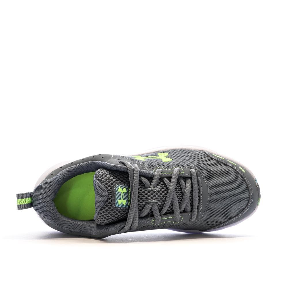 Chaussures de Running Gris /Vert Garçon Under Armour Assert 10 4