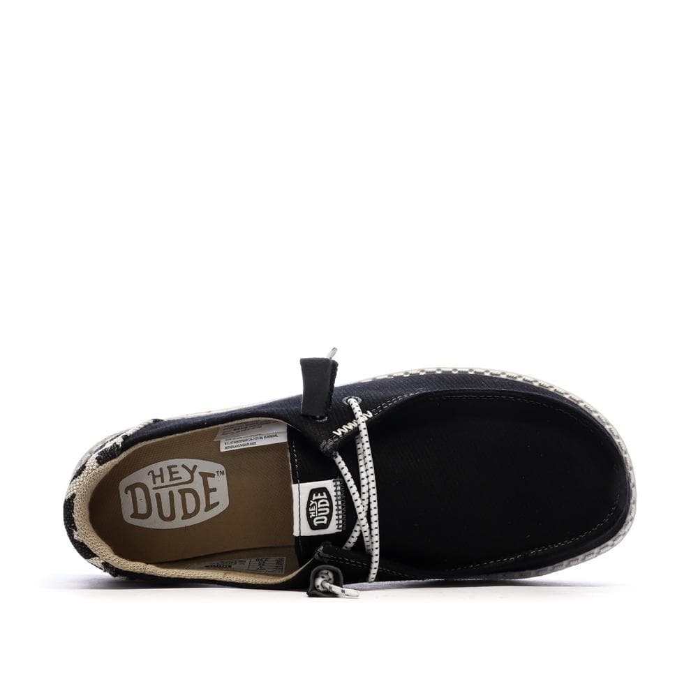 Chaussures Noir Femme Hey Dude Blackleopard 4