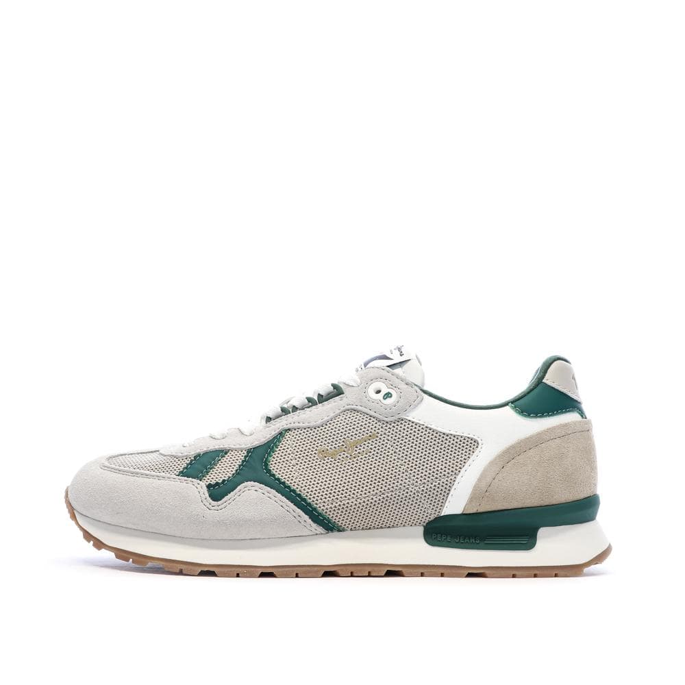 Baskets Grises/Vertes Homme Pepe jeans Brit Retro 1