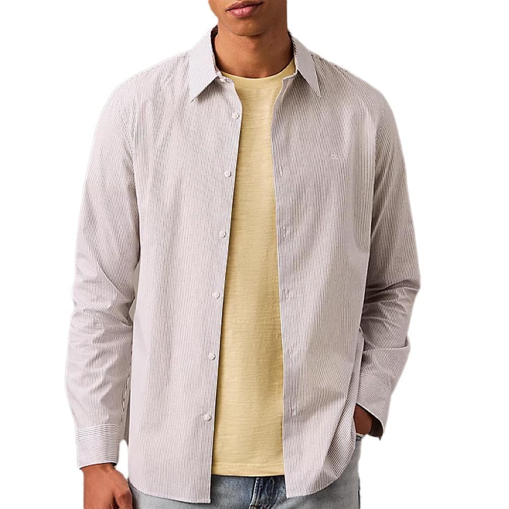 Chemise Rayures Slim Bleu Homme Calvin Klein Jeans Stripe Stret 1