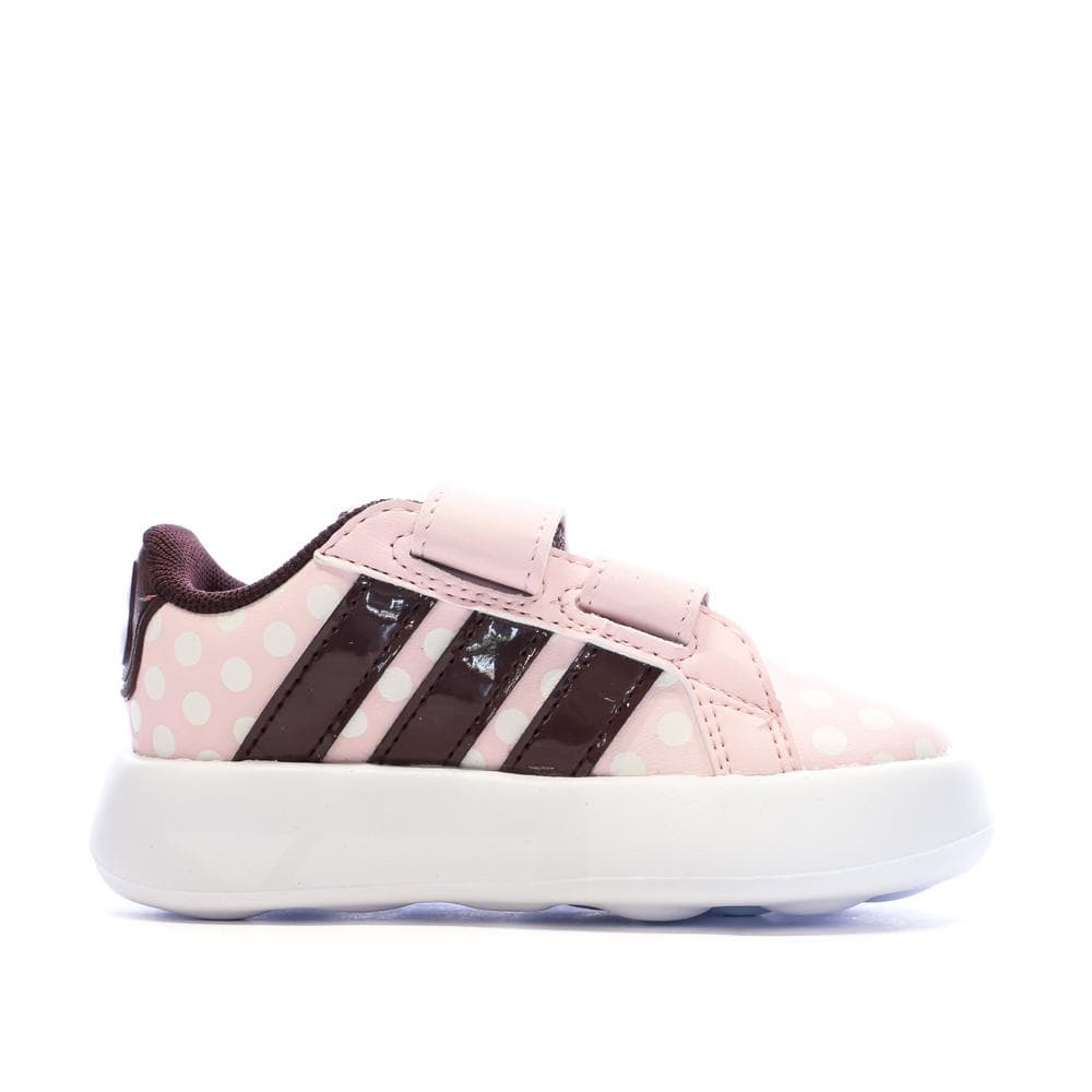 Baskets Rose Bébé Fille Adidas Minnie Grand Court 2