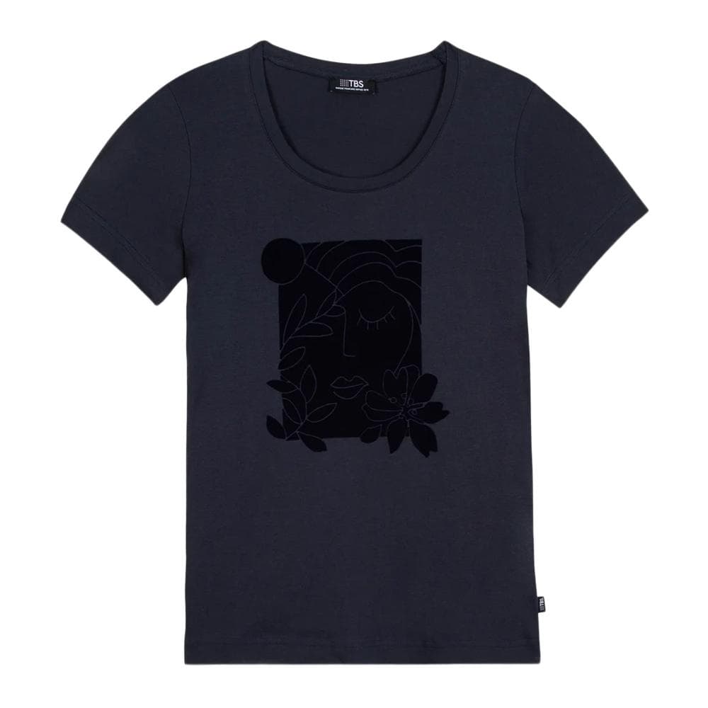 T-shirt Marine Femme TBS OSIATTEE 1
