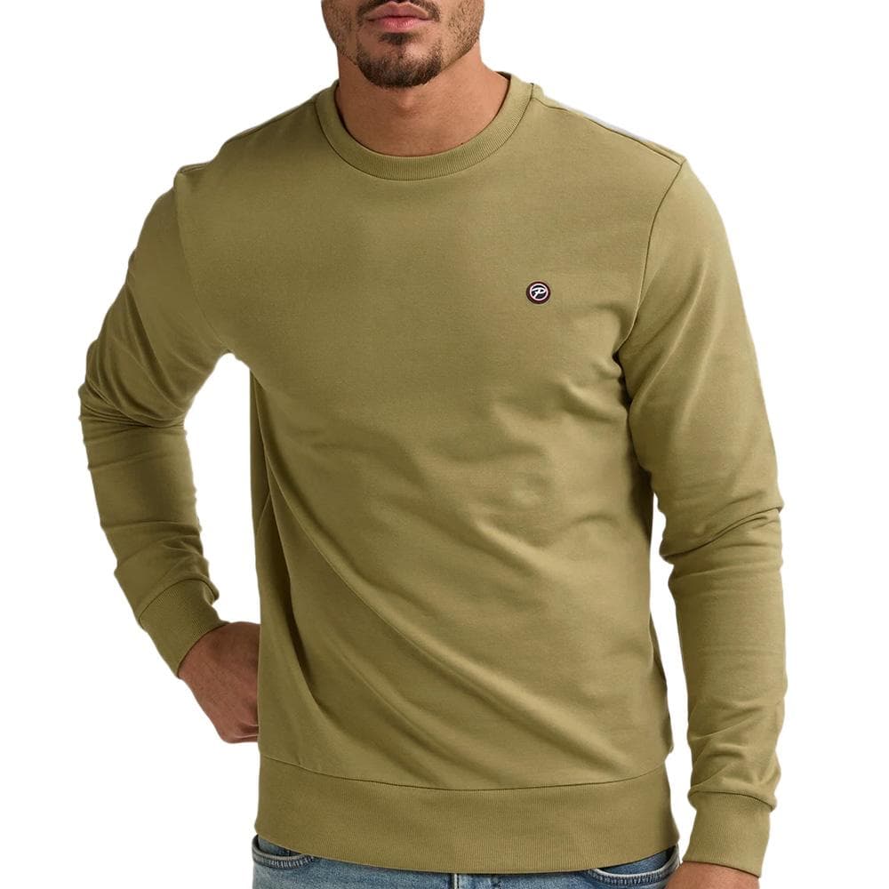 Sweat Vert Kaki Homme Petrol Industries Neck 1