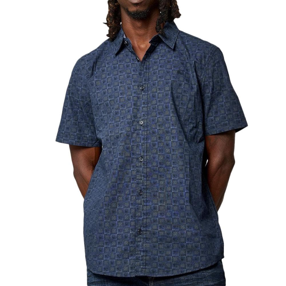 Chemise Marine à Motifs Homme Kaporal KALASH 1