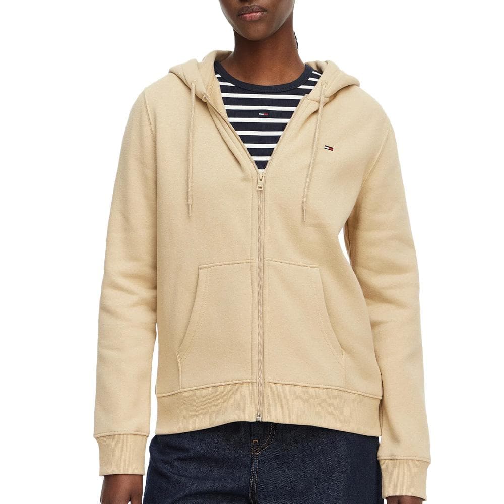 Sweat Beige Moyen Femme Tommy Hilfiger Tjw Reg S Flag 1