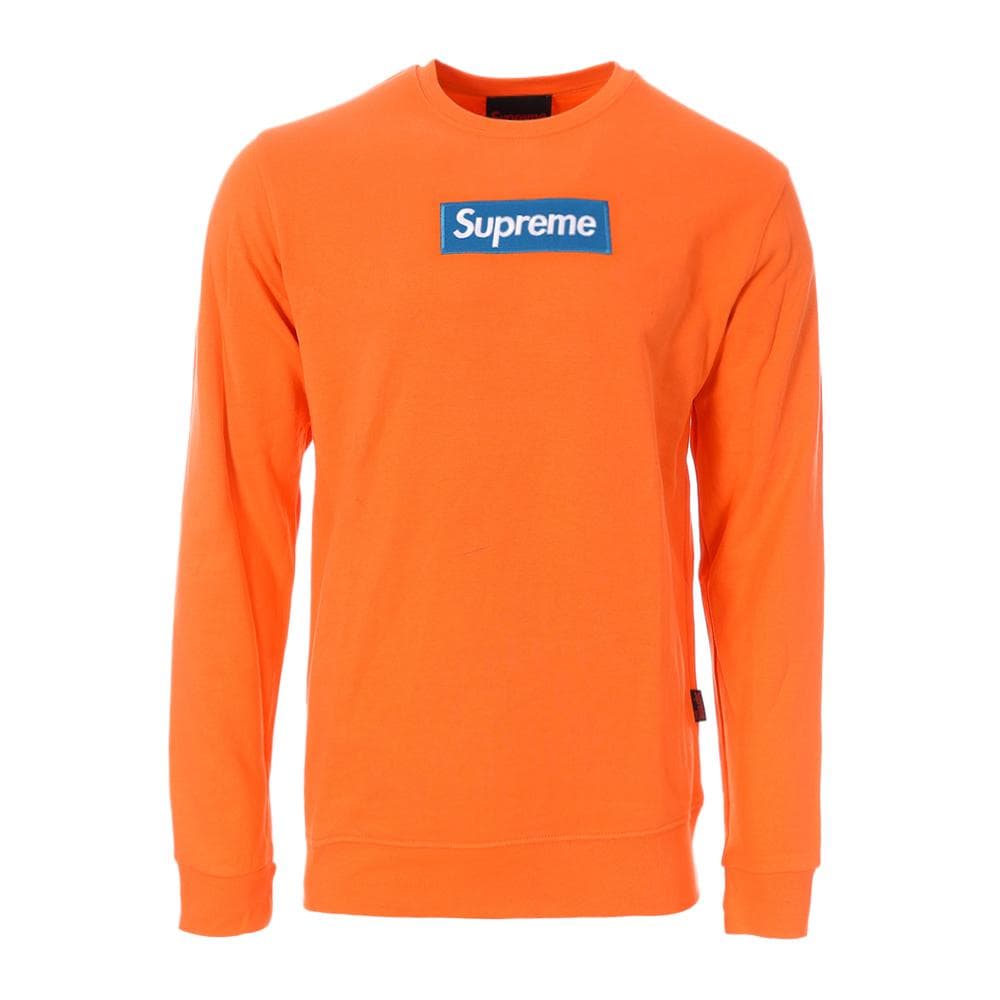 Sweat Orange Homme Supreme Grip David 1