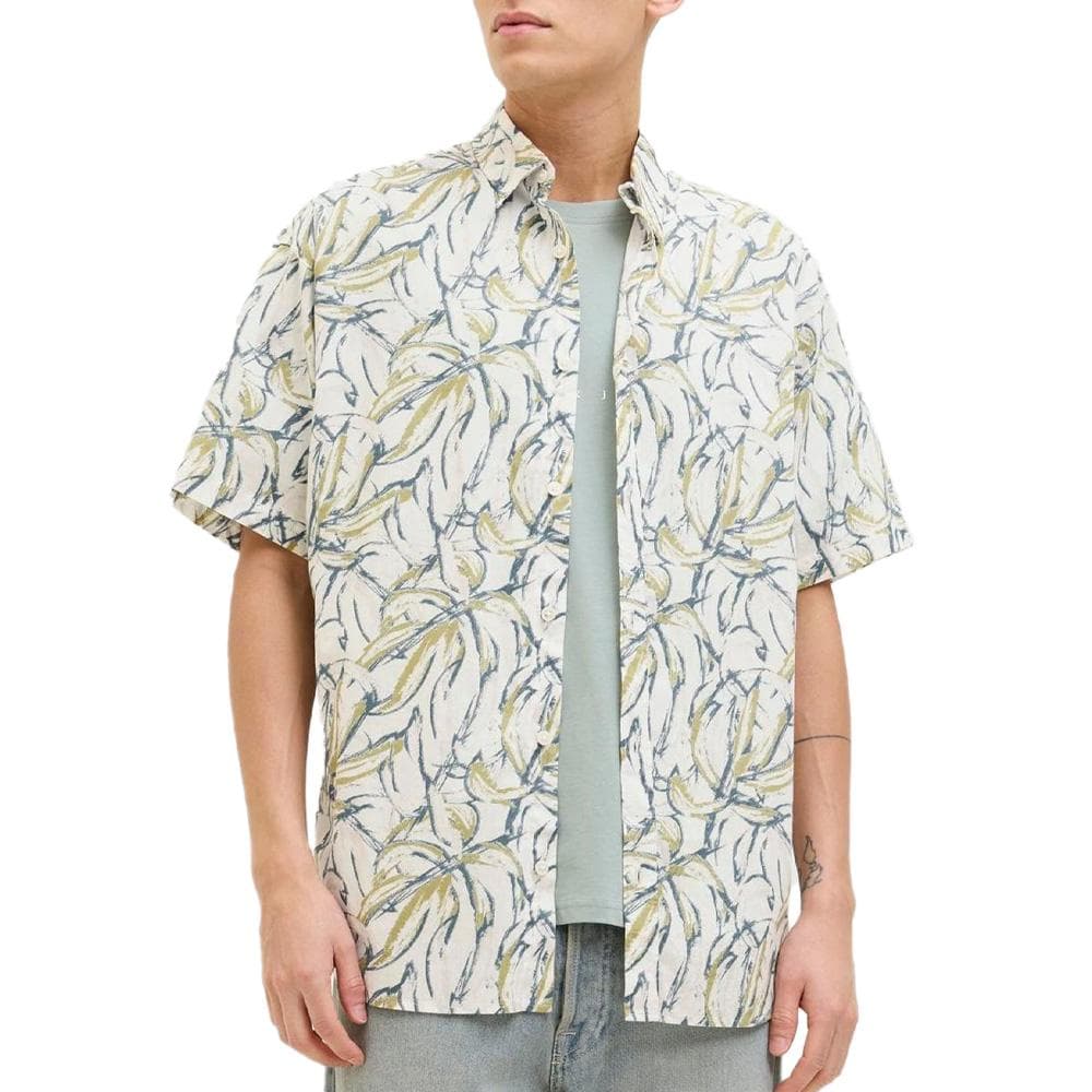 Chemise Blanche/Verte/Bleu Garçon Jack & Jones Joshua 1