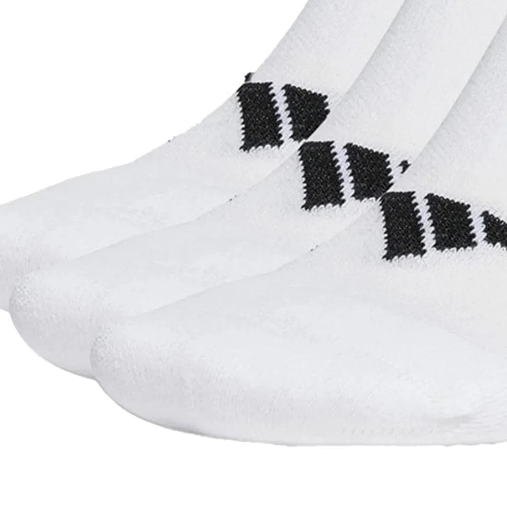 Lot de 3 paires de chaussettes Blanc/Noires Homme Adidas Cush 2