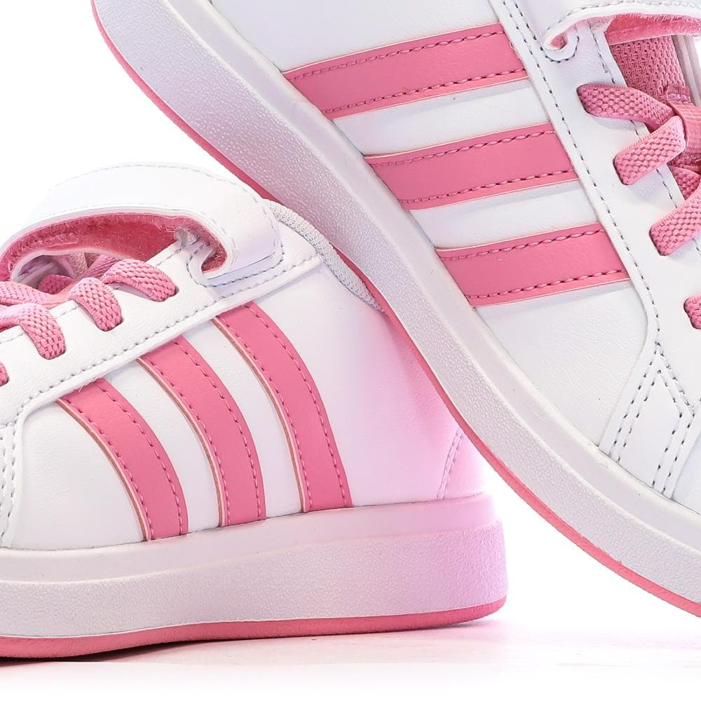 Baskets Rose/Blanc Fille Adidas Grand Court 2.0 Children 7