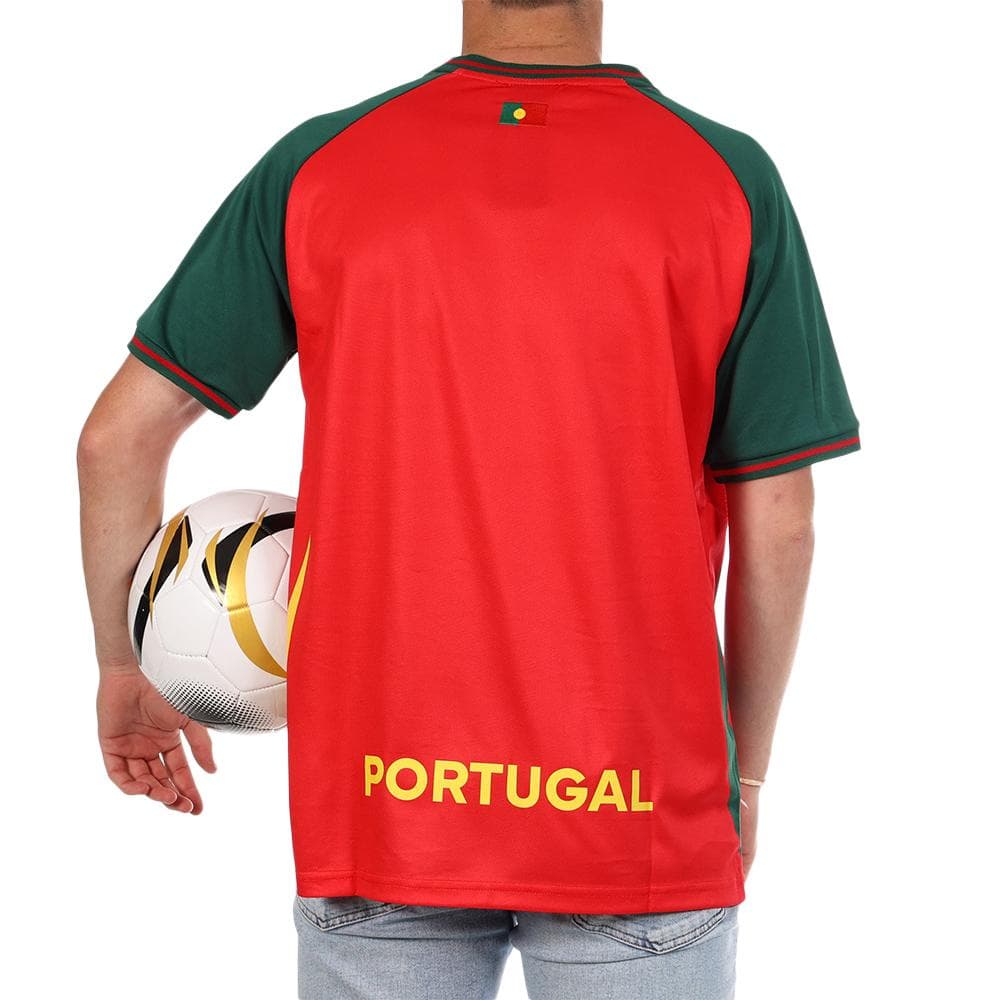 Portugal Maillot Supporter Rouge Mixte Sport Zone 2